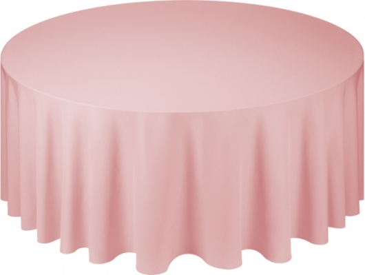 Скатерть круглая Pantone 494 U жимолостного цвета в аренду