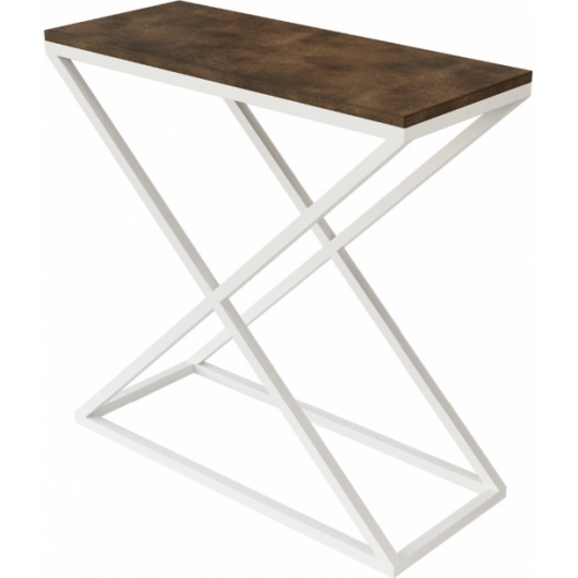 Фуршетный стол X-Loft White Wood коричневого цвета в аренду