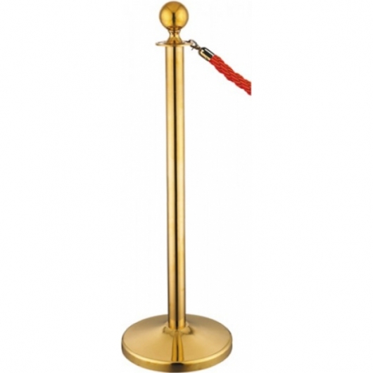 Столбик оградительный Guard золотого цвета в аренду