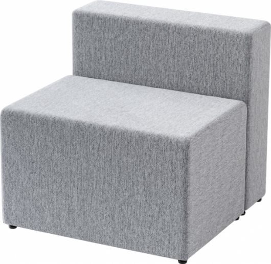 Модульная секция Block Grey серого цвета в аренду