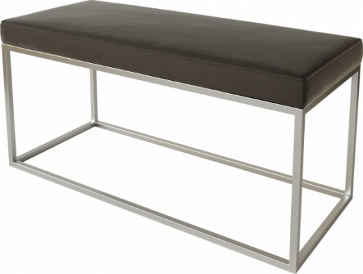 Банкетка Silver Black черного цвета в аренду