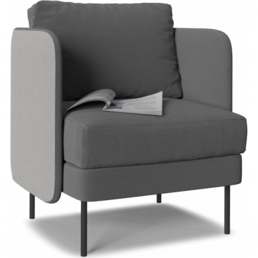 Кресло Pascal Grey серого цвета в аренду