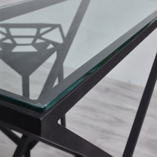 Фуршетный стол X-Loft Black Glass черного цвета в аренду