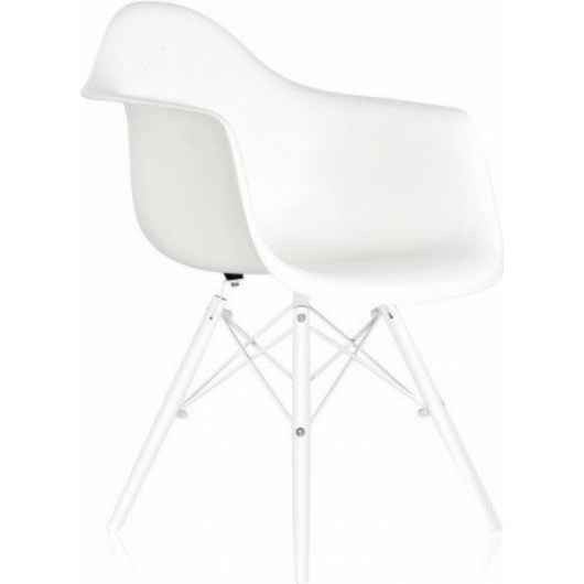 Стул Eames Basic White белого цвета в аренду