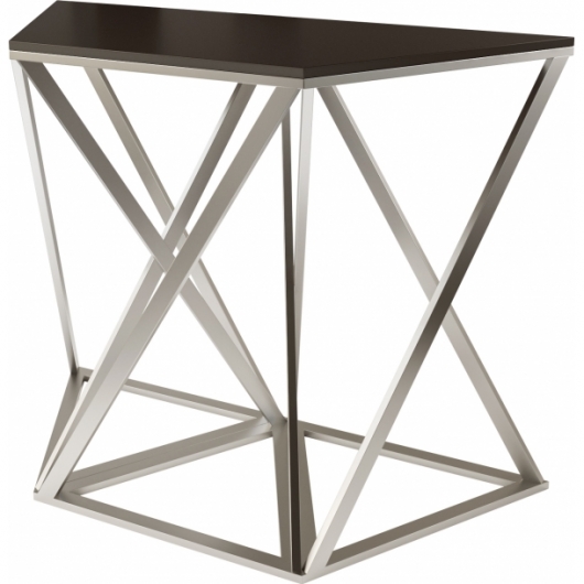 Консоль Set 3 Silver Black серебристого цвета в аренду